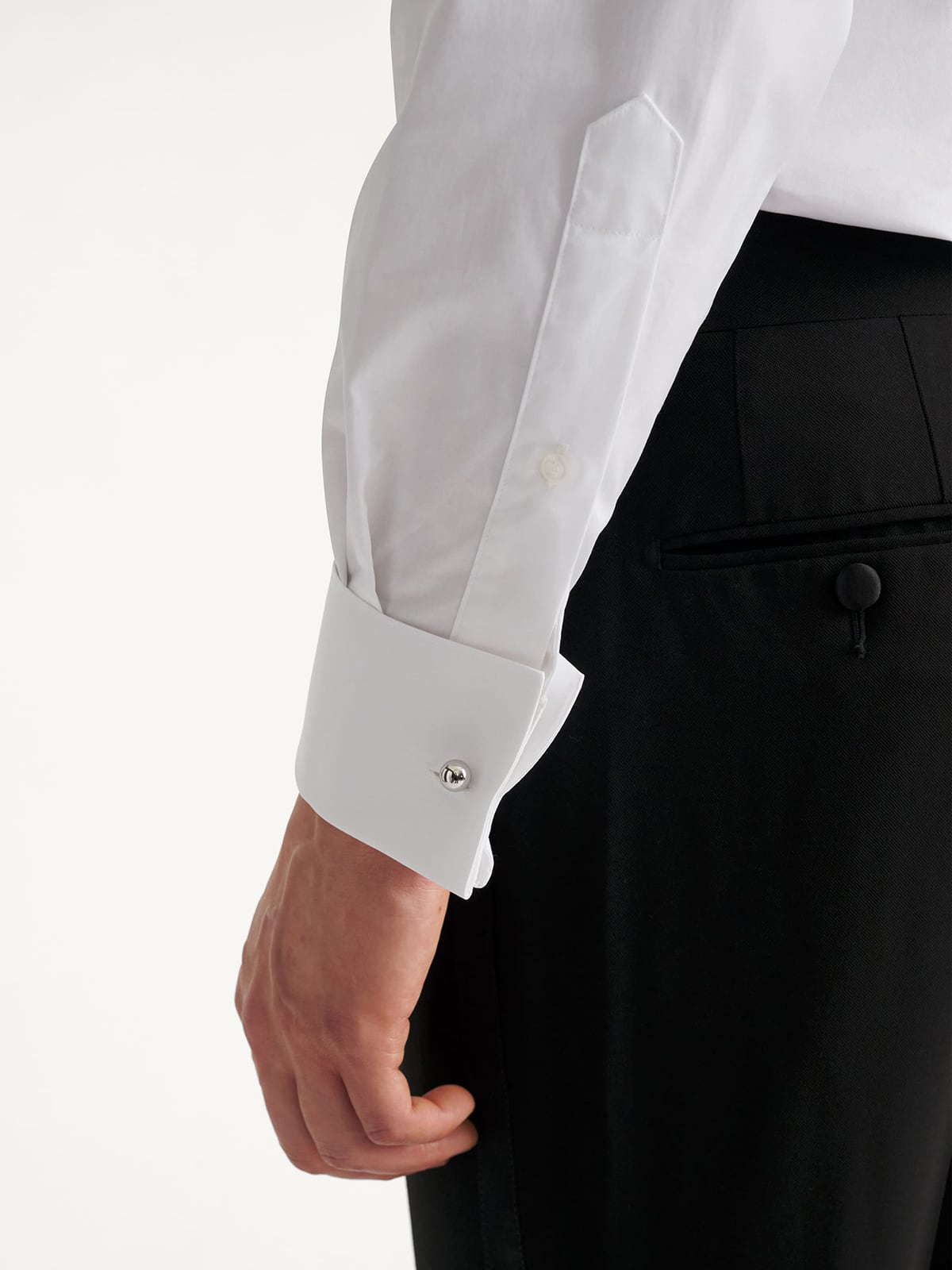 plain front dress shirt Laydown Collar, Plain Front Tuxedo Shirt by Dobell