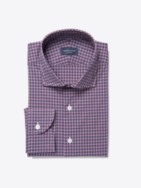 Shop Lorimer Navy and Red Small Plaid