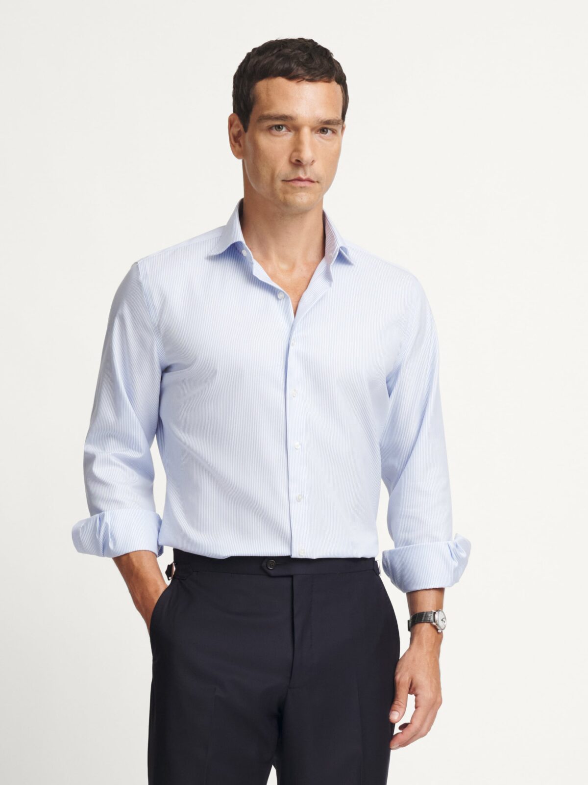 thin blue line dress shirt over the line shirt dress