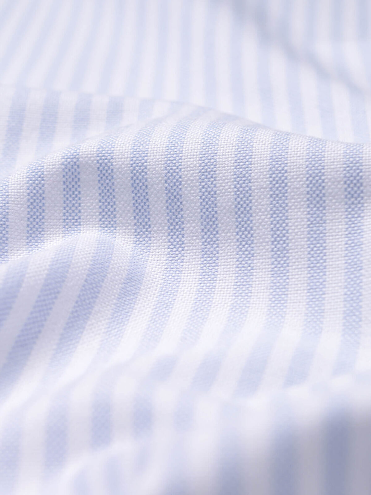 American Pima Light Blue University Stripe Oxford Cloth Shirts by