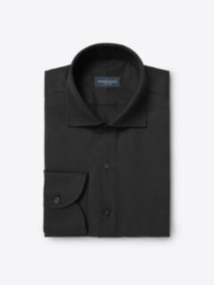 long sleeves black linen shirt, buttoned shirt 2137#