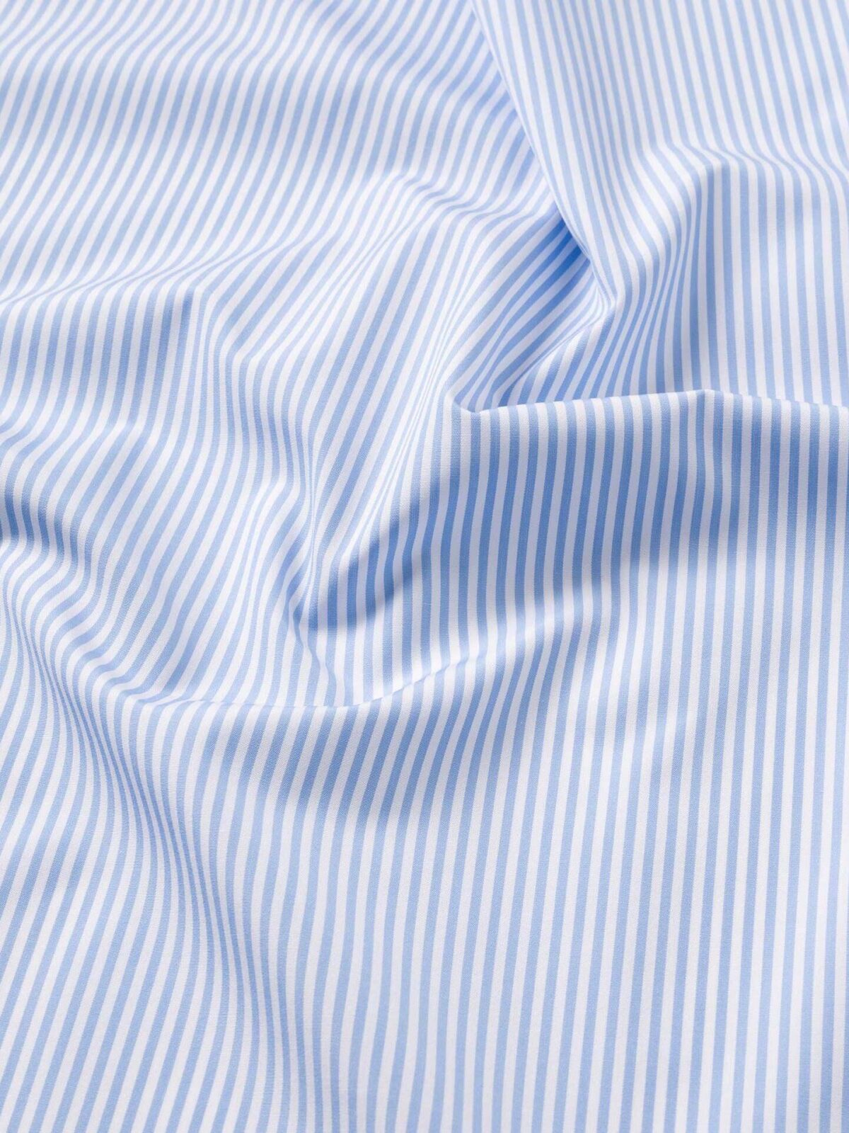 Thomas Mason Light Blue Bengal Stripe Broadcloth Shirts by Proper Cloth