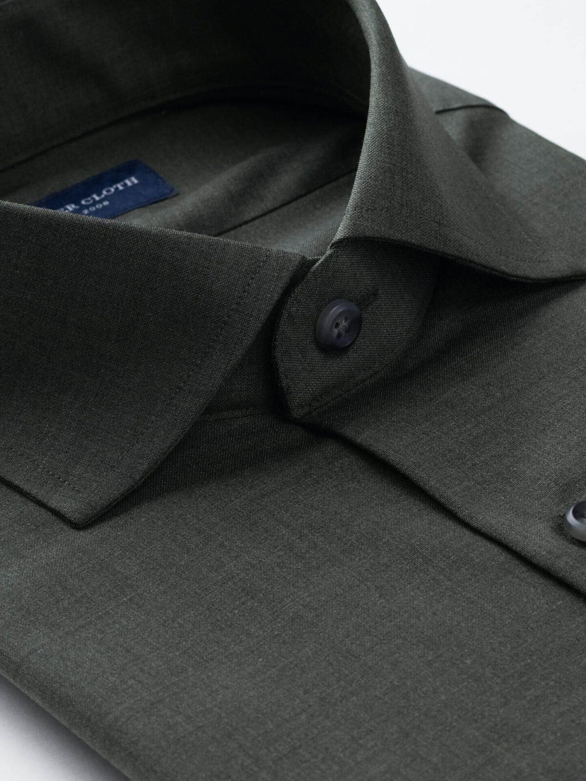 Reda Black Merino Wool Shirts by Proper Cloth