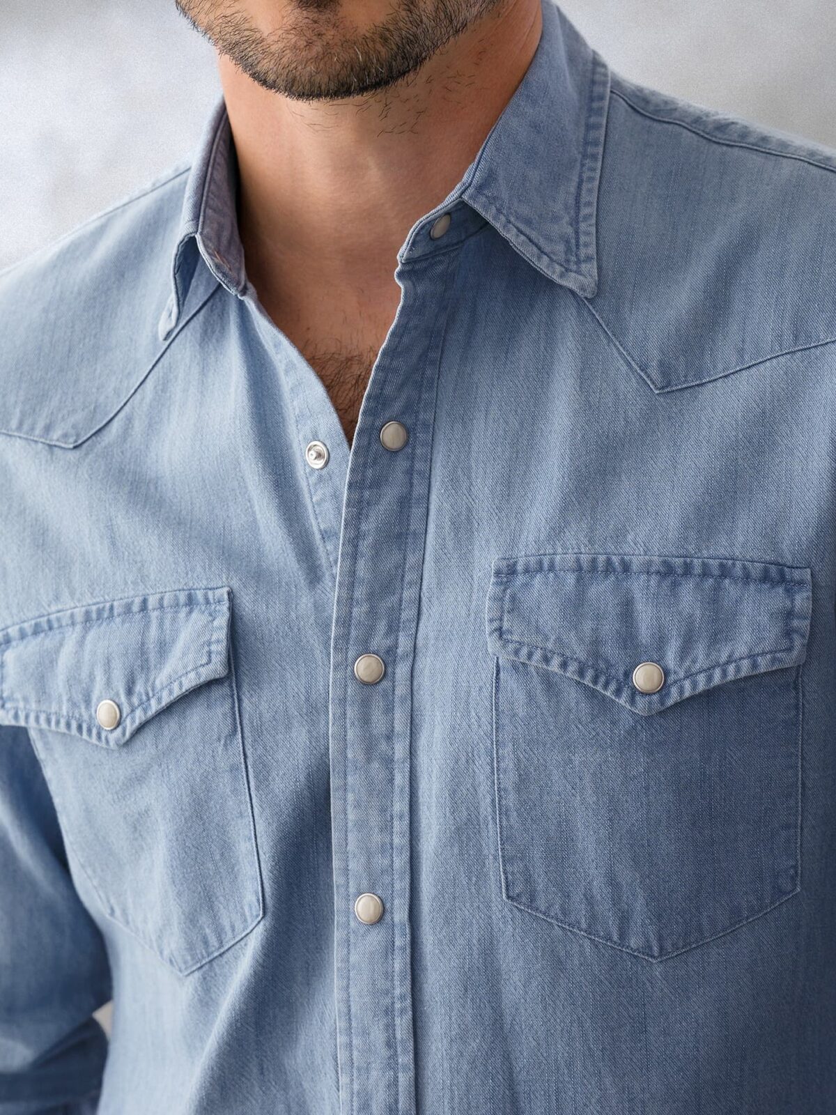 Buy Men's Blue Washed Denim Jacket Online at Sassafras