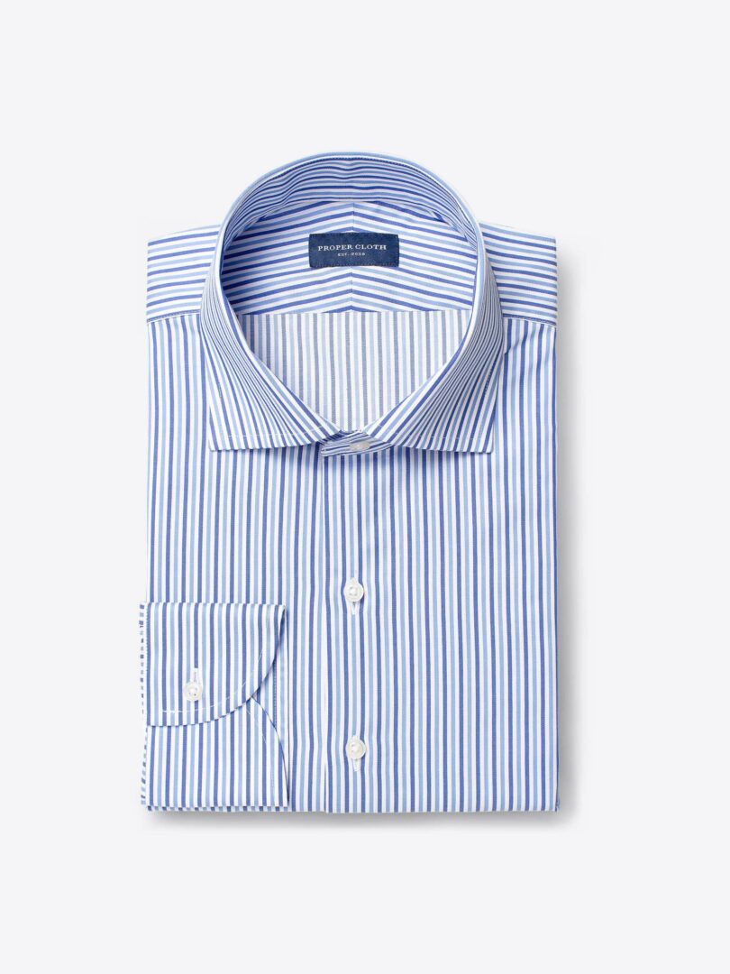 Charles Light Blue and Royal Multi Stripe 