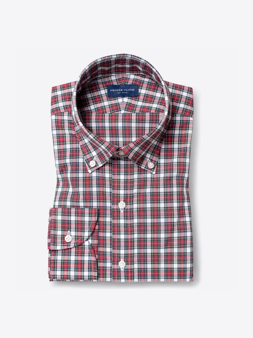 Lorimer Red White and Yellow Small Tartan 