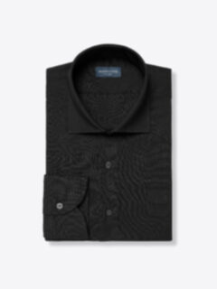 princess polly baby blue dress The Italian Merino Wool Shirt in Black