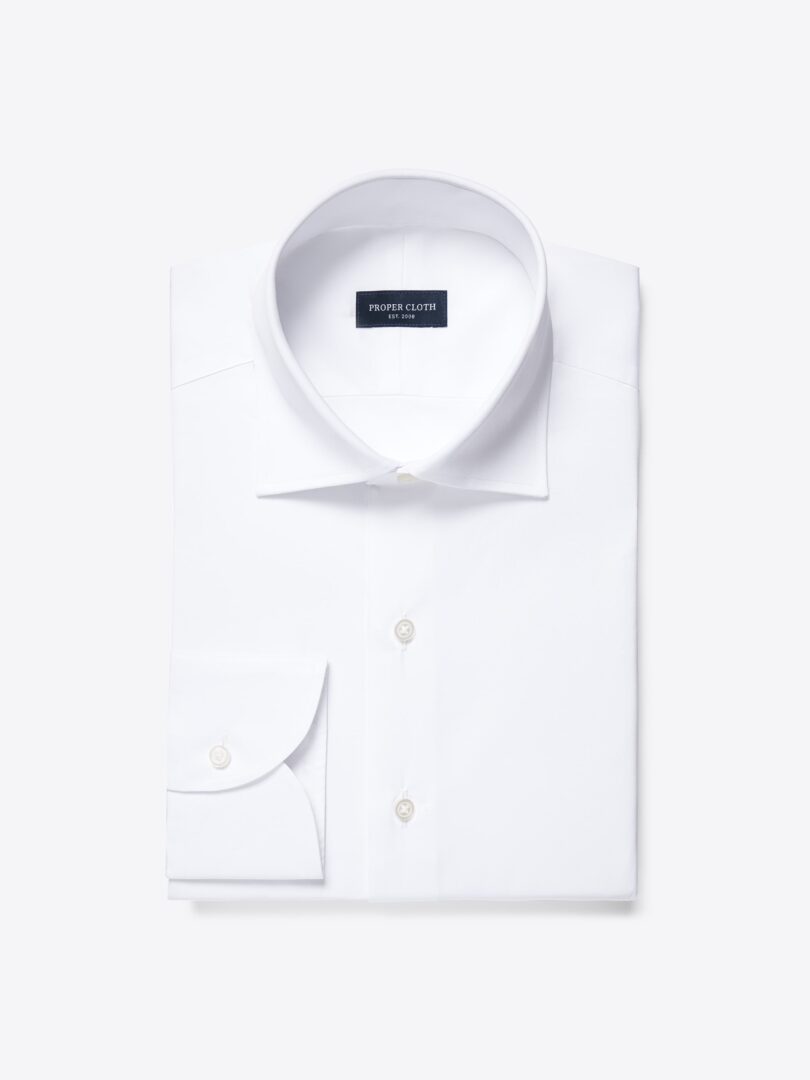 Thomas Mason Goldline White Twill Product Image