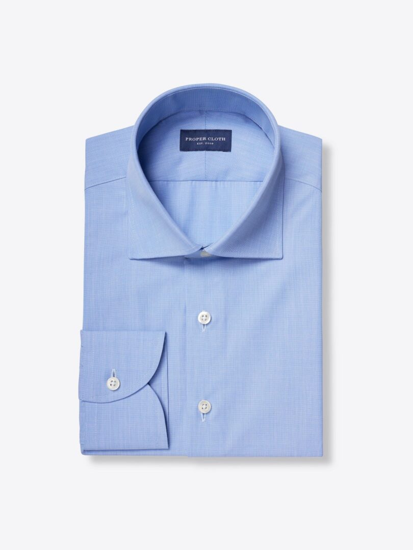 Stanton 120s Blue End-on-End Shirts by Proper Cloth