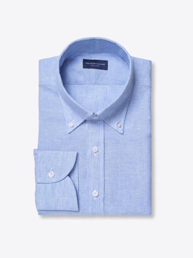 Baird McNutt Light Blue Irish Linen Shirts by Proper Cloth