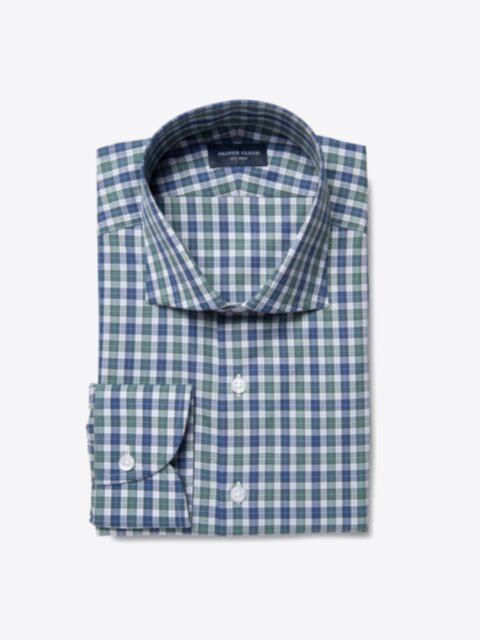 Shop Vincent Sage and Indigo Plaid