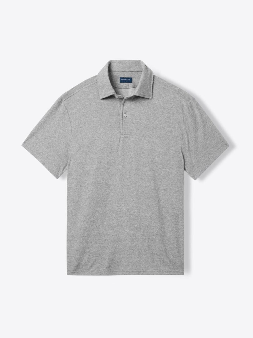 Japanese Grey Melange Terry Cloth Knit 