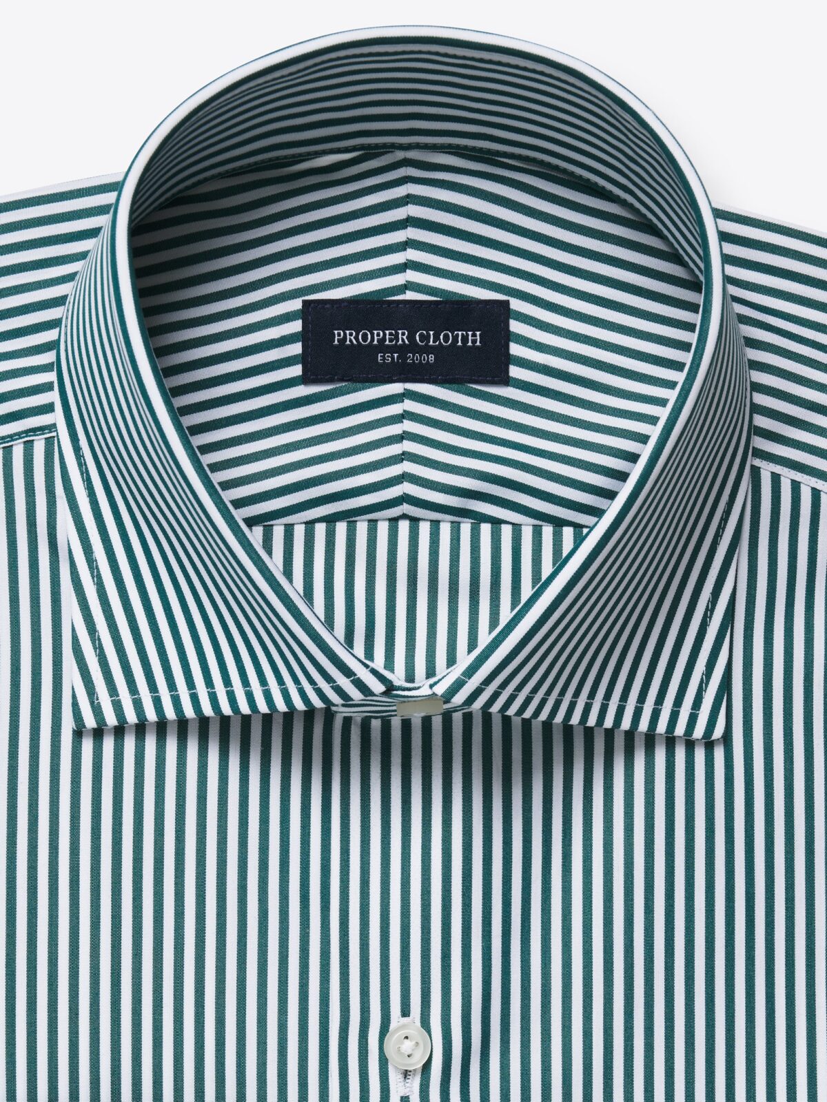 slim fit dress slacks Alma Dress Green and White Stripe – Rhoan