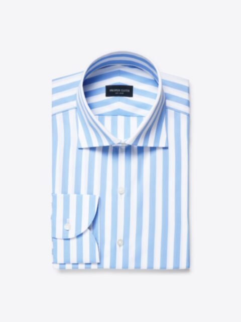 Suggested Item: Stanton 120s Light Blue Wide Stripe