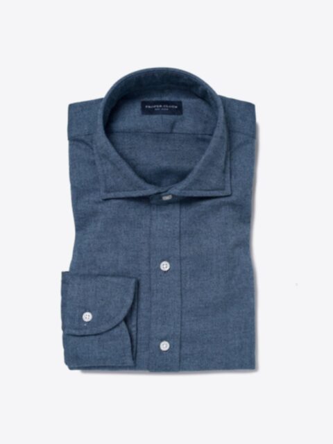 Shop Canclini Glacier Blue Herringbone Beacon Flannel