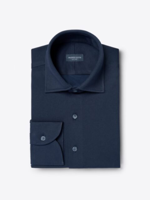 Shop Japanese Navy Performance Knit Pique