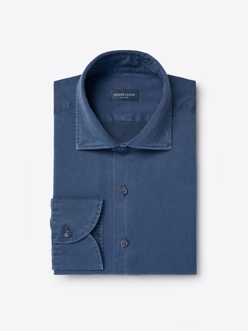 Thumb Photo of Albiate Slate Smart Washed Denim Shirt
