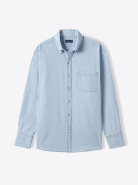 Shop Albiate Washed Light Indigo 80s Denim