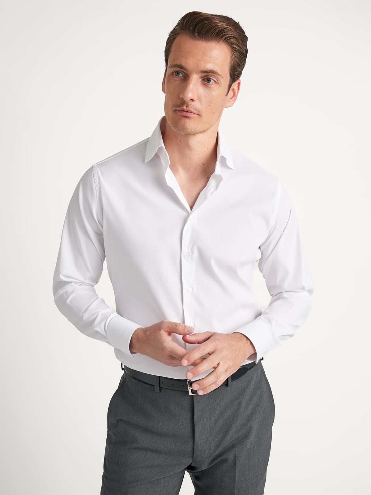 white shirt formal dress &Collar Pacific Short-Sleeve Shirt main image 1