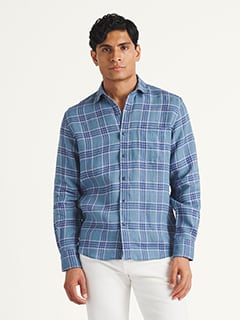 Baird McNutt Irish Linen Shirt In Plaid For Men | J.Crew Baird McNutt Irish Linen Shirt In Plaid For Men | J.Crew