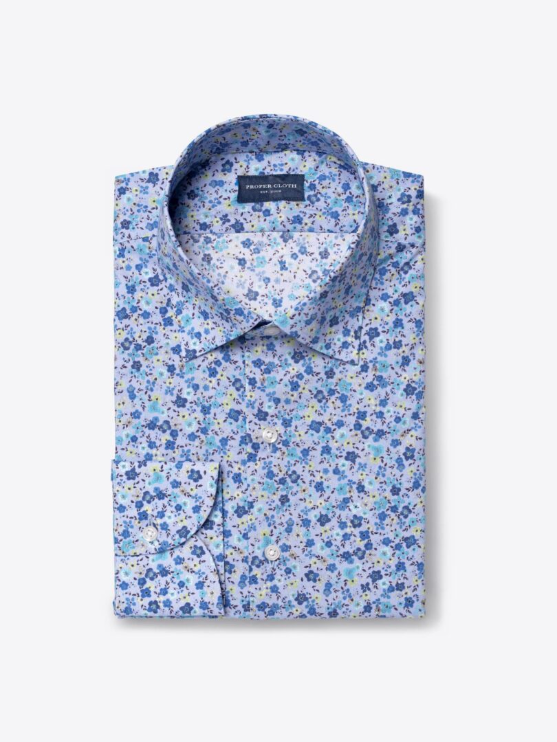 Albini Lavender and Blue Floral 