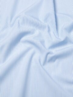 Canclini 140s Light Grey End-on-End Shadow Stripe Shirts by Proper Cloth