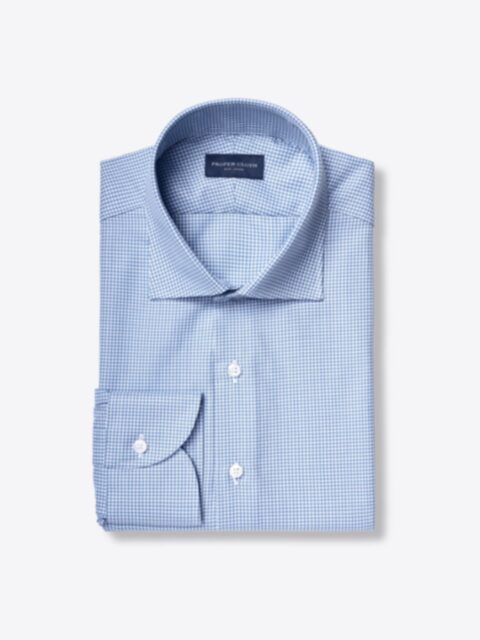 Shop Greenwich Blue Mini Check