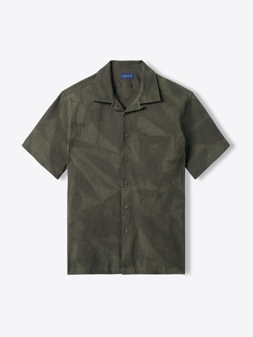 Subalpino Fatigue Tie Dye Stretch Seersucker 