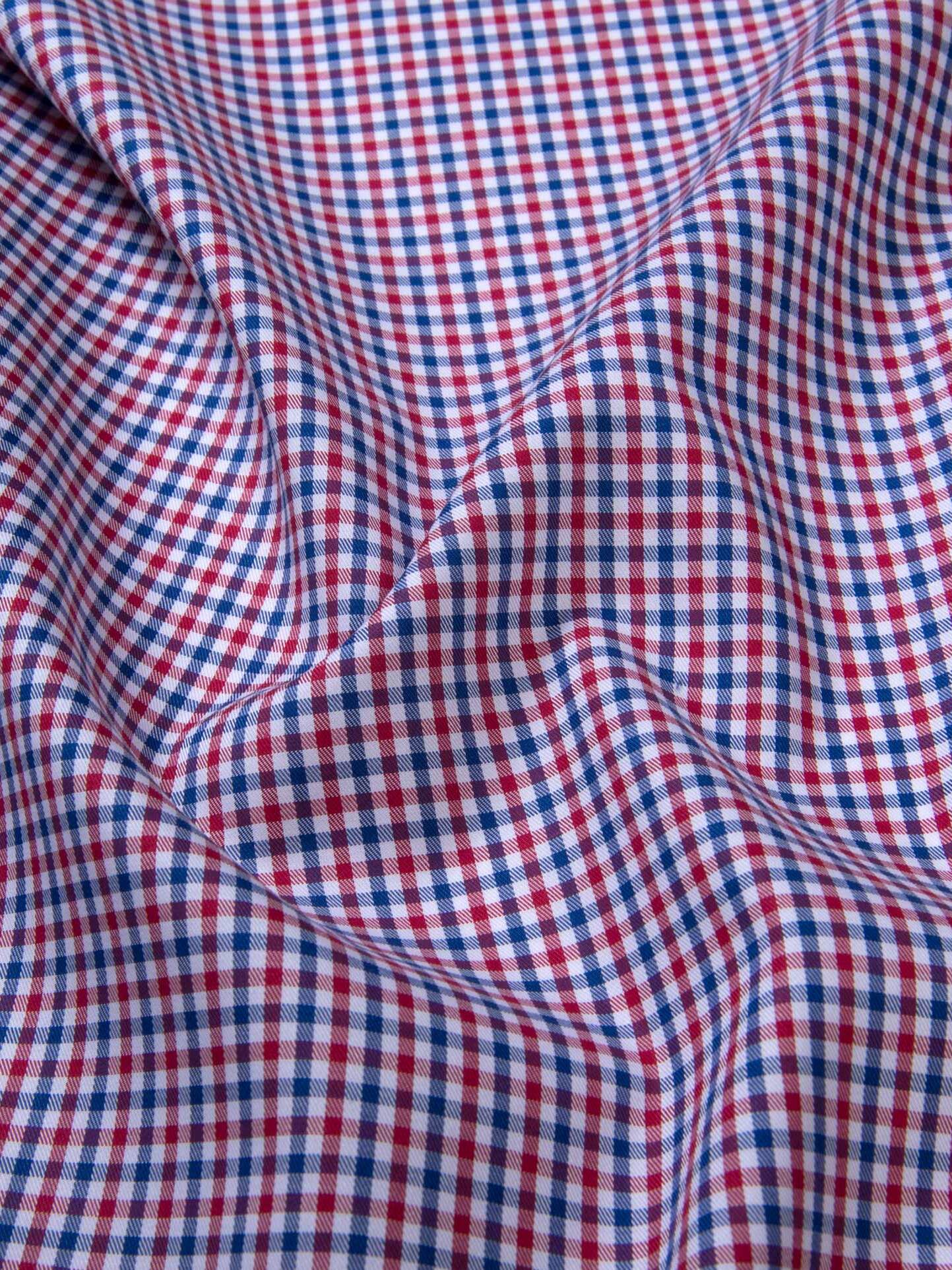 William Red Multi Gingham Shirts by Proper Cloth