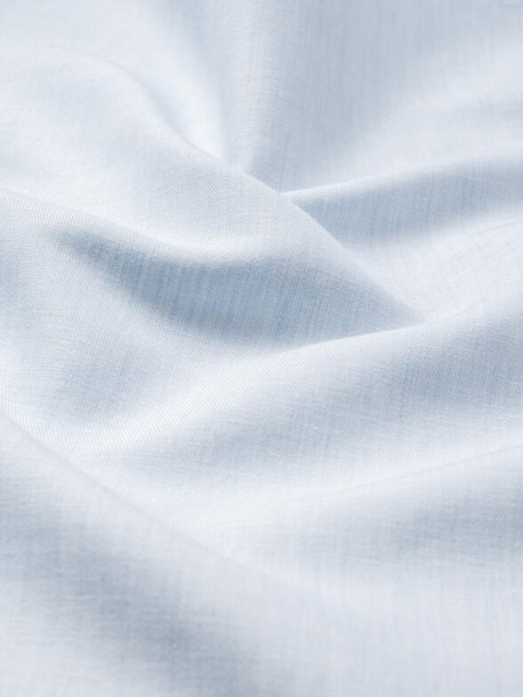 Portuguese Light Blue Hemp Merino Blend Shirts by Proper Cloth