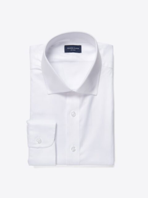 Shop Franklin White Wrinkle-Resistant Lightweight Twill