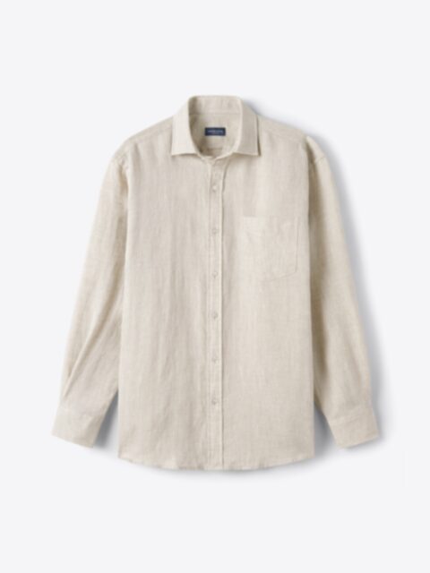 Shop Baird McNutt Natural Beige Irish Linen