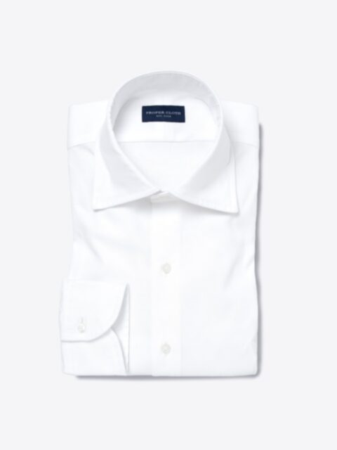 Shop Thomas Mason White Comfort Oxford