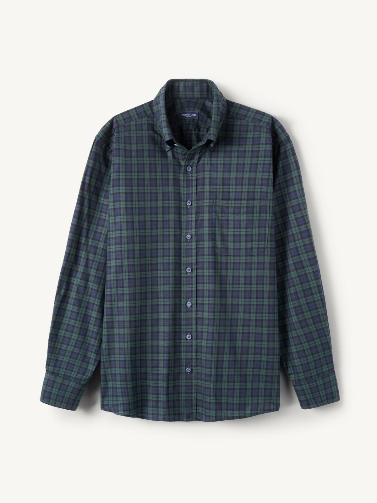 The Portuguese Plaid Sport Shirt in Blackwatch