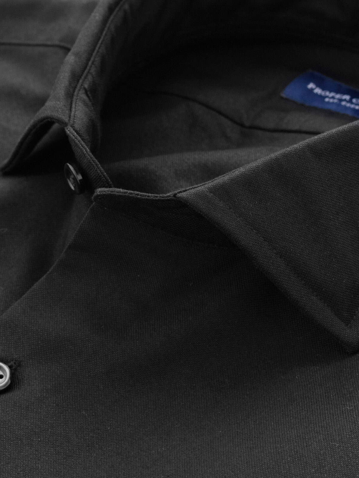 Clark Black Oxford Cloth Fitted Dress Shirt Shirt by Proper Cloth Clark Black Oxford Cloth Fitted Dress Shirt Shirt by Proper Cloth