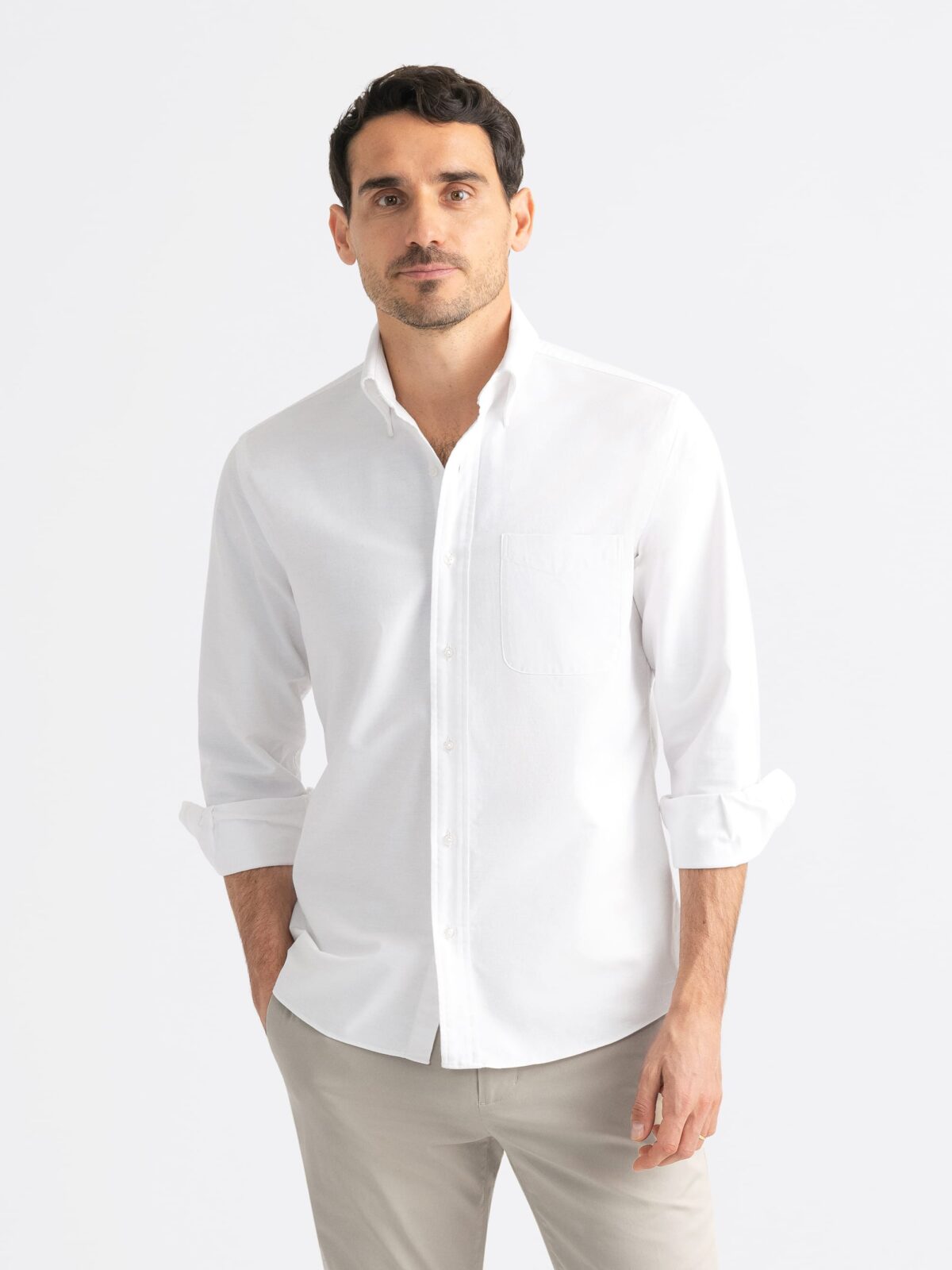The Lightweight Oxford Cloth Button Down in White The Lightweight Oxford Cloth Button Down in White