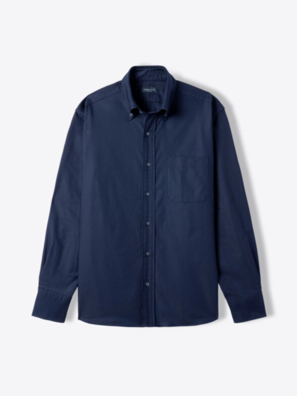 Navy Oxford Cloth Button Down Product Image