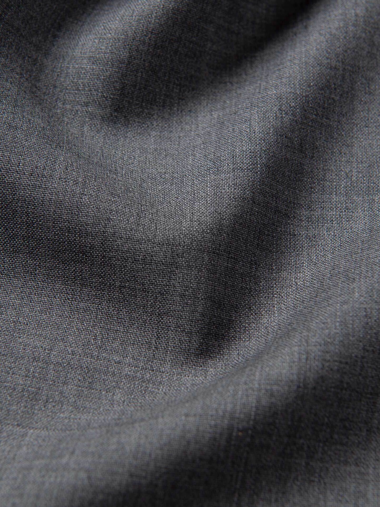 Reda Grey Melange Merino Wool Shirts by Proper Cloth