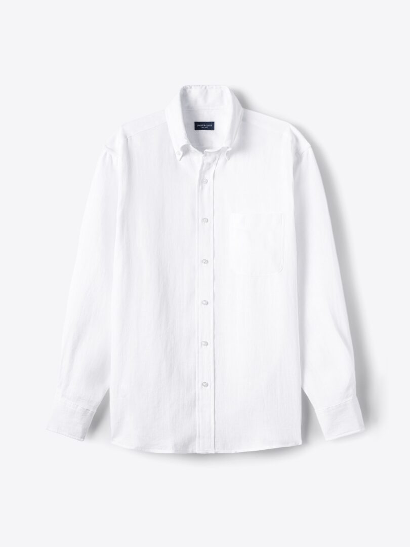 Clark White Oxford Cloth Button Down Product Image