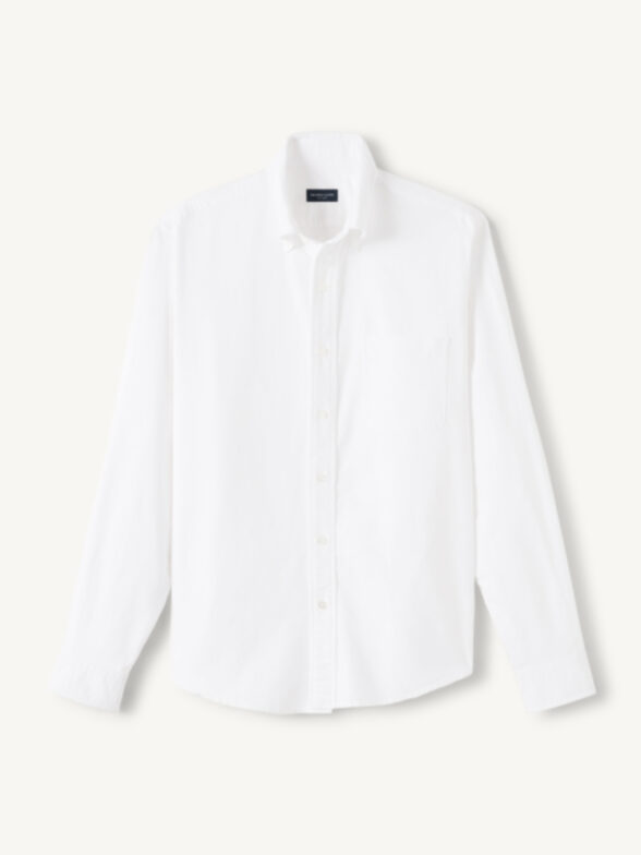 Thumb Photo of Clark White Oxford Cloth Button Down