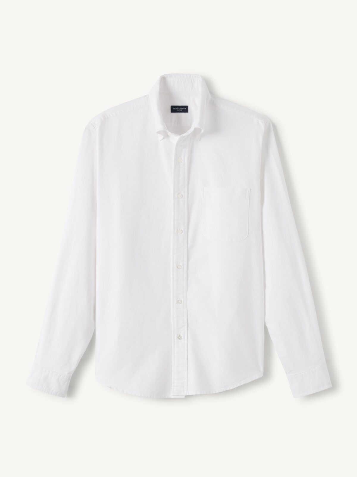 oxford weave white dress shirt White Oxford Weave Dress Shirt
