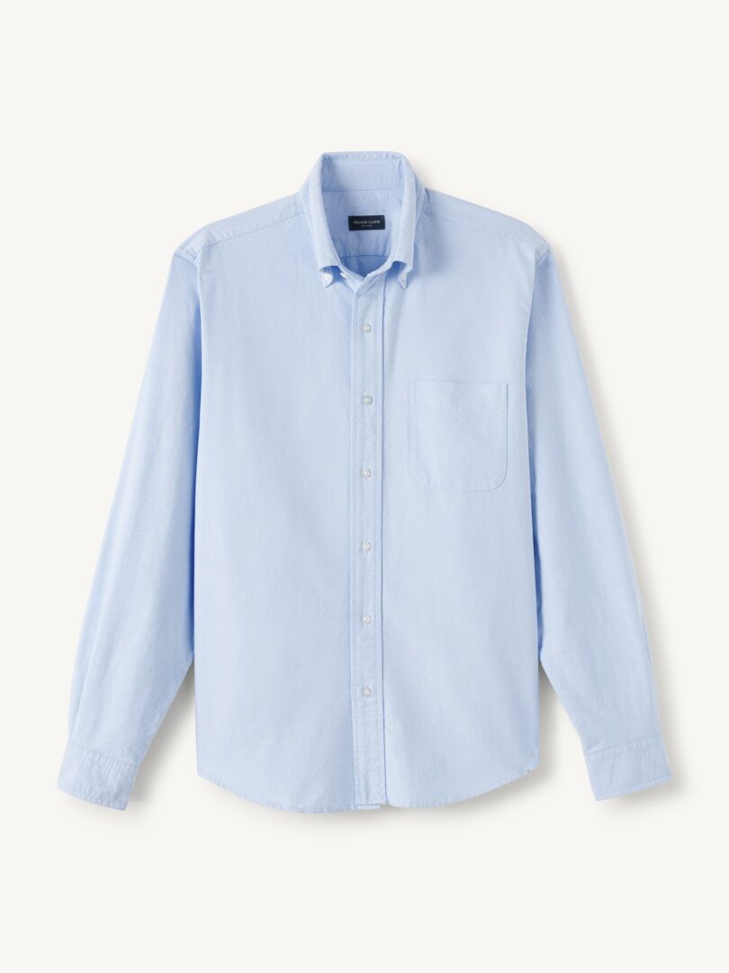 Men’s Clark Light Blue Oxford Cloth Button Down Thumb