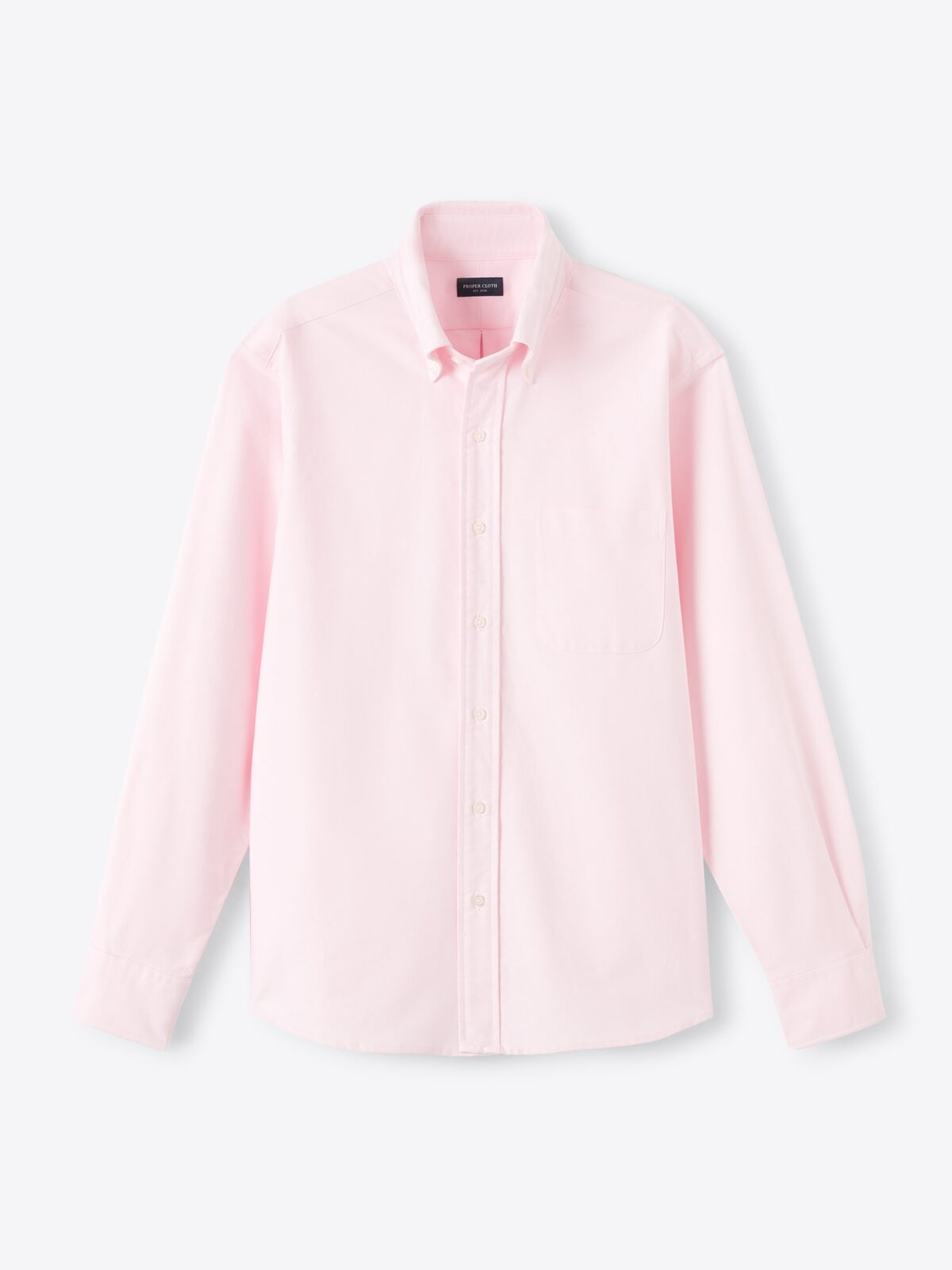 The Clark Oxford Cloth Button Down in Light Pink