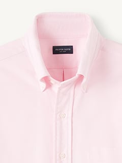 The Clark Oxford Cloth Button Down in Light Pink