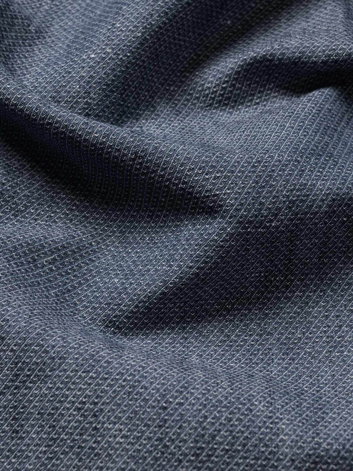 Albini Washed Cotton and Linen Indigo Dobby Shirts by Proper Cloth