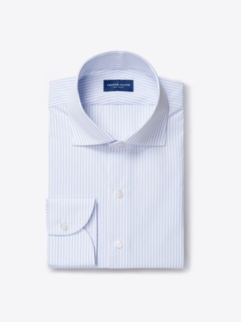 Shop Waverly Light Blue 120s Double Stripe