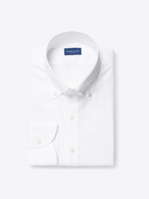 Suggested Item: Non-Iron Supima White Pinpoint Office Button Down