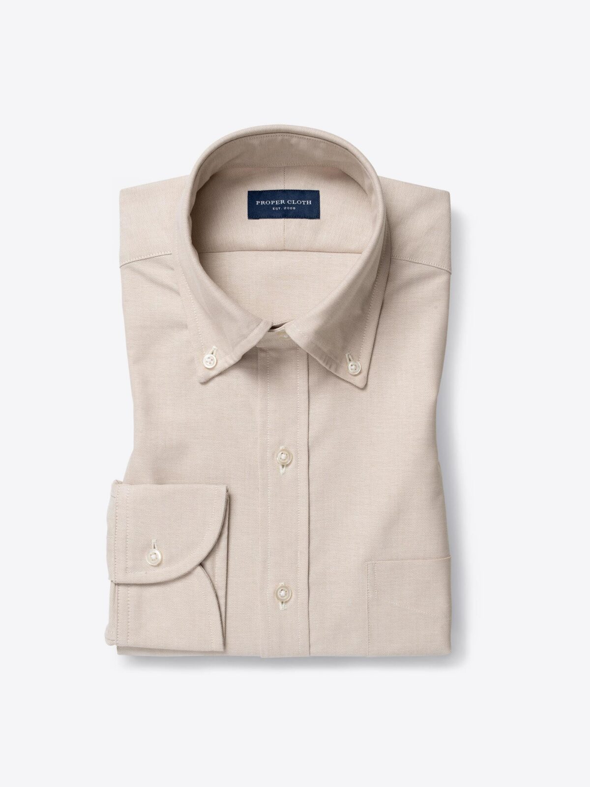 Beige best sale oxford shirt