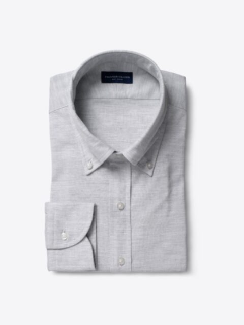 Shop Carrara Light Grey Melange Chambray