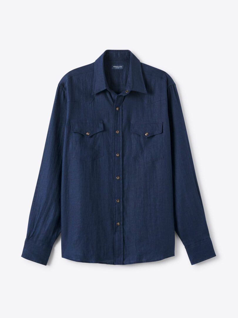 The Irish Linen Western Shirt Product